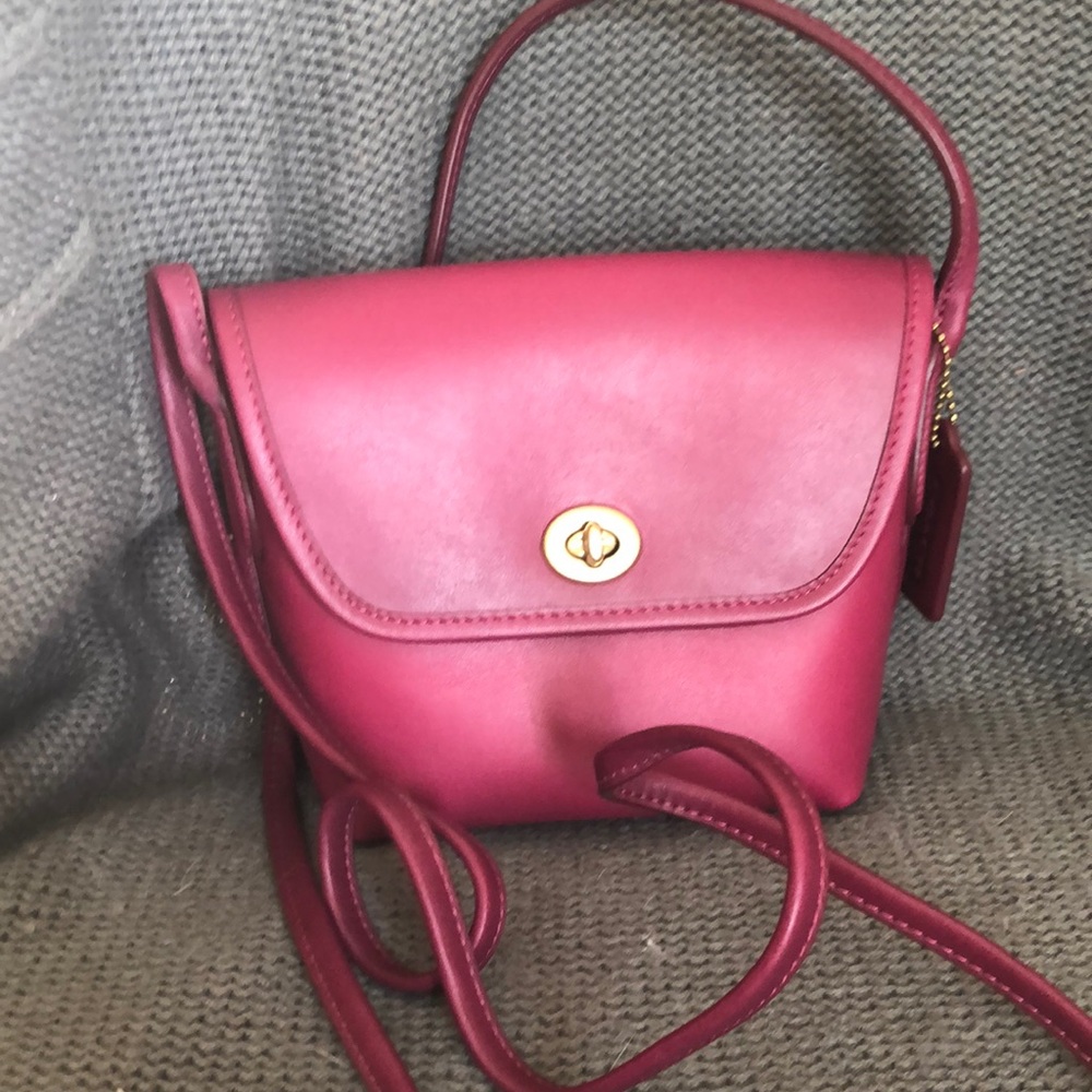 Coach original turn lock pouch